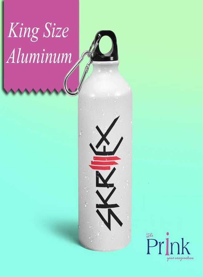 Prink Skrillex Printed Bottle 600ml | Sipper Bottle | Water Bottles | EDM Music | DJ Skrillex Sipper Bottle | - Image 2